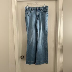 Wrangler | Light Blue Women's Flare Jeans | Size 30 x 32